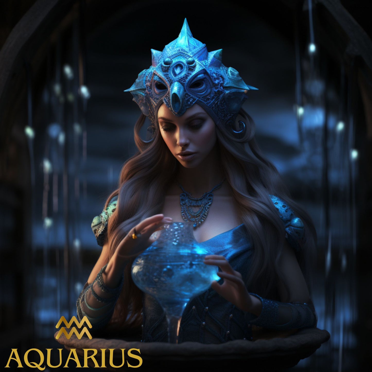 Aquarius | Water Bearer |  Flyp Sticker