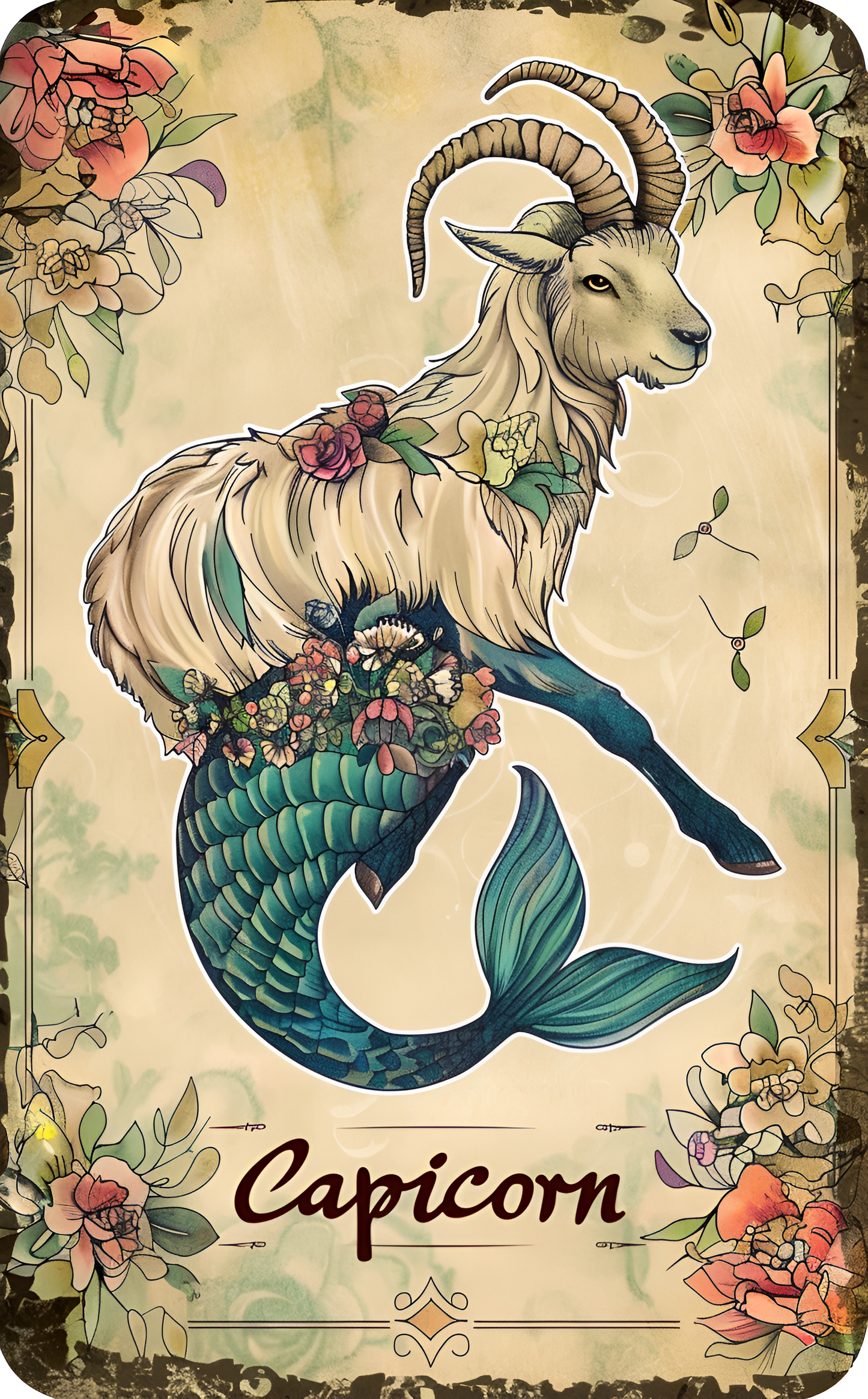 Capricorn Card | Flyp Sticker