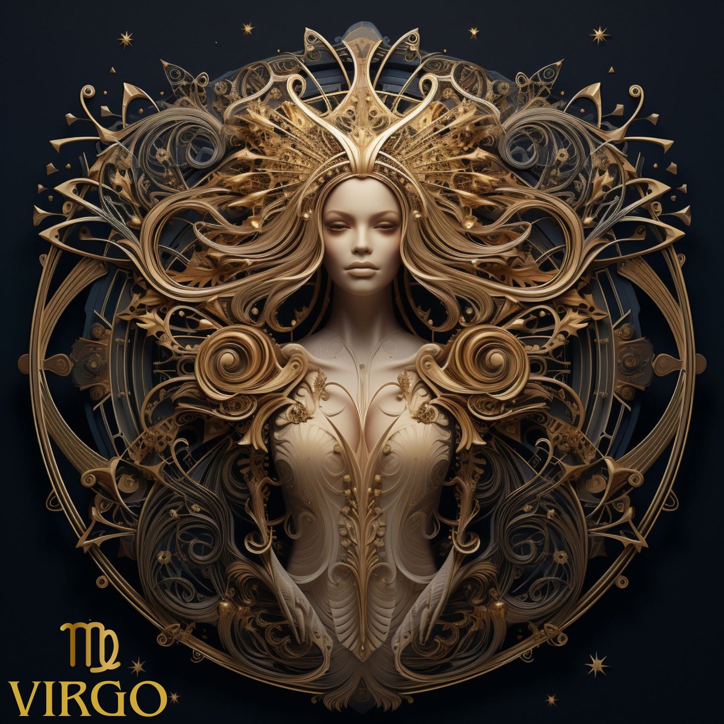 Virgo | The Virgin | Flyp Sticker